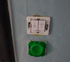 L?interrupteur pour le volet roulant