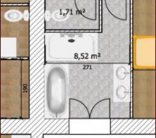 Plan de salle de bain