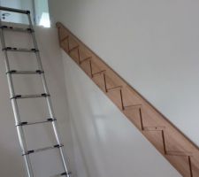 Enfin l'escalier !!!!