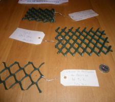 Echantillon de grille de protection des sols