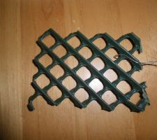 Echantillon de grille de protection des sols