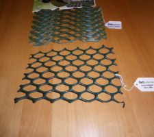 Echantillon de grille de protection des sols