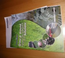 Echantillon de grille de protection des sols