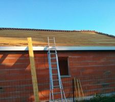 Pose des planches de voliges en 200x25 pour le systeme EASYROOF