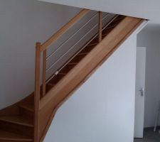 Escalier plus la peinture