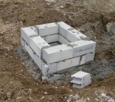 Regard d'accès à la cuve de récupération d'eau