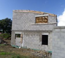 Finition de la ma&ccedil;onnerie.