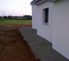 Le terrassement finie Ça change l?extérieur