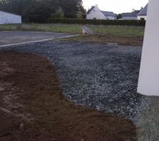 Le terrassement finie Ça change l?extérieur