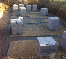 Fondation de la maison et du sous sol le 10 juillet