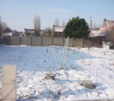 Terrain sous la neige!
