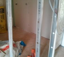 Pose des cloisons