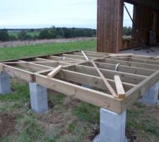 Terrasse en bois!!