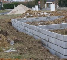 Le legere pente du terrain !!