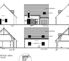 Voici les plans définitifs de la maison après modifications.