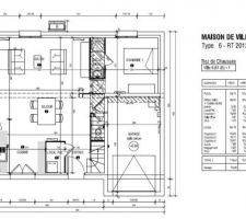 Voici les plans définitifs de la maison après modifications.