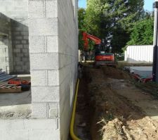 Photo de la réalisation du drainage périphérique n°7