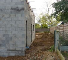 Photo de la réalisation du drainage périphérique n°17