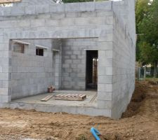 Photo de la réalisation du drainage périphérique n°18
