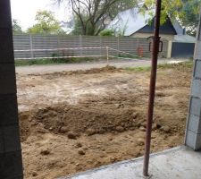 Photo de la réalisation du drainage périphérique n°21