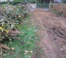 D&eacute;capage du chemin d'acc&egrave;s