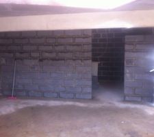 &eacute;l&eacute;vation des murs int&eacute;rieurs du sous sol