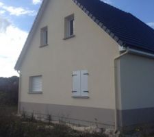 Façade côté chambres