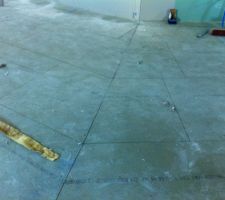 Le plancher de l'étage