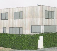 Aperçu 3D façades sud et ouest