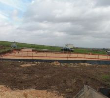 Vue depuis l'arri&egrave;re de la maison.