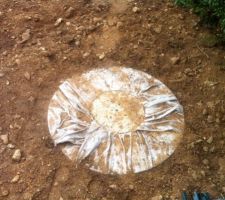 Le fameux puisard, pour les eaux pluviales