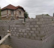 Élévation des murs... et ça continue encore et encore