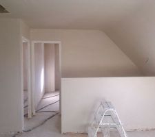 Mezzanine : le plâtre