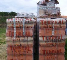 Tuiles Romane Canal Vieilli Languedoc