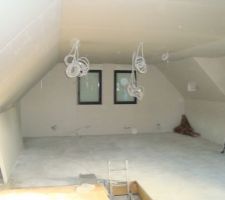 Etage  vue sur le pignon nord