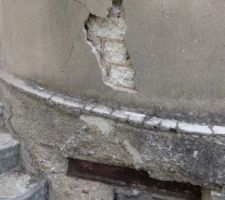 Vue des briques de l'ext&eacute;rieur