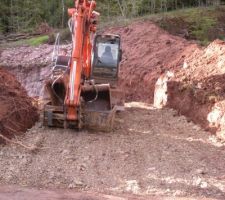 Empierrement pour accès chantier