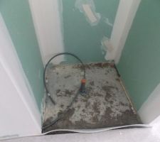 Predisposition pour la douche a l'italienne