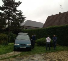 Arriv&eacute; sur le terrain