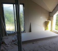 Placo chambre parentale