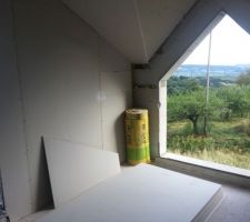 Placo étage chambre parentale
