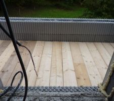 Plancher toit terrasse chambre