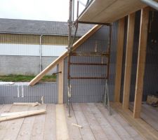 Plancher toit terrasse chambre