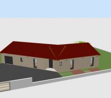 Voici a quoi devrait ressembler notre maison.
J'utilise sweet home 3D comme logiciel.
Gratuit et facile a utiliser.
