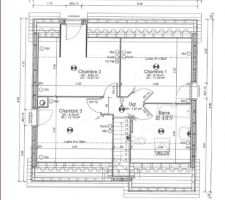 Plan des combles aménagés