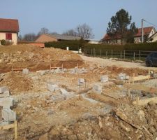 Approvisionnement en agglos pour d&eacute;buter le 1er rang