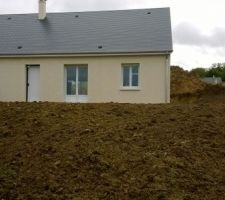 Terrassement en chantier.