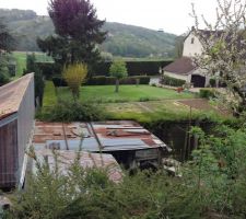 Terrain avant pr&eacute;paration (vue de l'arri&egrave;re)