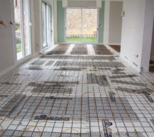 Plancher chauffant RDC