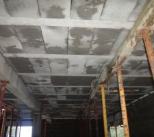 Dalle étage coulée